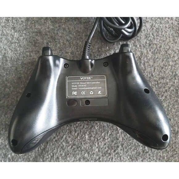 Voyee Wired PC/Xbox 360 Controller (Slim, PC Windows 11/10/8/7) Tested Working - Picture 4 of 5